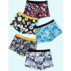 Shein Tween Boys Fashion Colorful Basketball Print Briefs - Autumn/Winter