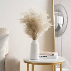 Beige Artificial Plants OHS Pampas Grass Faux Fluffy in Vase Natural Style Decorative Home - Green Artificial Plant