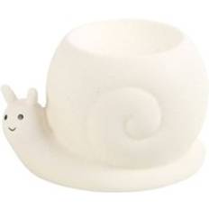 Beige Oil Lamps Something Different Snail Burner Beige One Size Oil Lamp