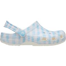 Crocs Classic Gingham Clog - White/Blue