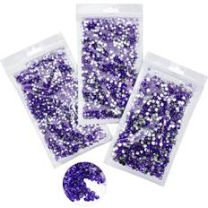 Nail Decoration & Nail Stickers Qiipii Dark Purple Crystal Resin Rhinestones - Deep Purple