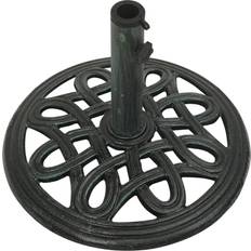 Green Parasol Bases Marlow Home Co. Gurley Cast Iron Free Standing Umbrella Base 40cm W x 40cm D 35kg