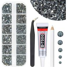 Nail Decoration & Nail Stickers Qiipii Crystal Resin Rhinestones B7000 Jewelry Glue - Dark Gray
