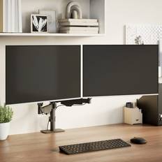 vidaXL Dual Monitor Arm for Max 27 Inch Screen Gas Spring 20 kg