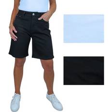 Paulo Due Women's High Waisted Cotton Shorts - White