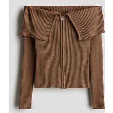 Recycled Materials Cardigans Children's Clothing H&M Off-the-Shoulder Cardigan - Beige