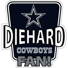 Siskiyou Sports FDHD055 NFL Dallas Cowboys Die-Hard Fan Auto Decal One Size