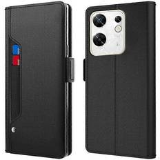 Veanxin Built-in Mirror Leather Card Holder Phone Cover Case For Infinix Zero 30 4G