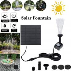BGHONE Solar Panel Powered Water Feature Pump Garden