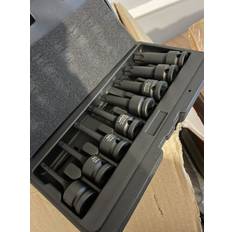 Halfords Advanced 8 Piece Impact Torx Set 1/2" Drive with Carry Case Socket Bit