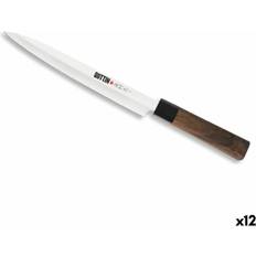 Yanagiba Quttin 20 cm Takamura Brun Silver Kökkniv