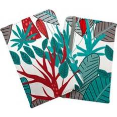 Green Passport Covers Warren Reed Exotic Summer Tropical Leaves Passport Cover - Green