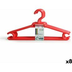Hangers Confortime Rainbow Plastic Hangers 6 Pack 42 x 21 cm Hanger