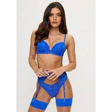 Blue - Women Bras Ann Summers Sexy Lace Padded Plunge Bra - Blue