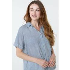 Shirts Blue Vanilla Navy Stripe Button Front Shirt -