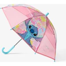 Pink Umbrellas Clarks Disney Stitch Umbrella - Pink Floral