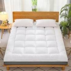 Alivio Plush Soft 4 Inch Deep Topper - Mattress Cover White