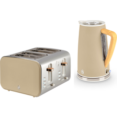 Toasters Swan Nordic Kettle and 4 Slice Toaster Matching Set