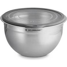 Le Creuset Bakeware Le Creuset Stainless Steel 27cm with Glass Lid Mixing Bowl