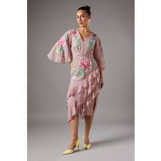 Coast Nude Midi Dress Womens Occasion Dresses