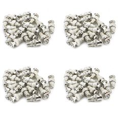 Surveillance Cameras Jojomino BNC Male Plug to F Female Jack Adapter 80pcs