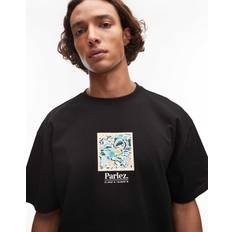 Mosaic Logo Detail T-Shirt - Black