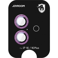 Joyroom iPhone 16/16 Plus Härdat Glas Kameralinsskydd Rosa