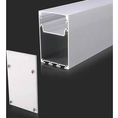 V-TAC Led Strip Mounting Kit With Diffuser 2000 x 50 x 75 mm Striscia luminosa