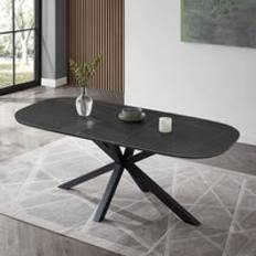 Violet Extending Black Sintered Stone Ceramic One Size