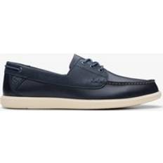 Clarks Boat Shoes Clarks Bratton Boat Standard Fit - Blue