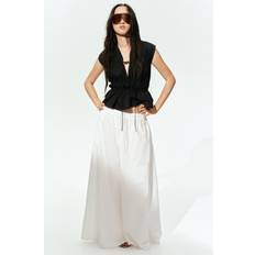 H&M Circular Maxi Skirt - White