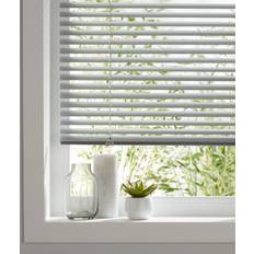 Blinds GoodHome Studio Grey Nickel Effect Aluminium Venetian Blind 55cm L 180cm