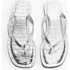 H&M Dam - Silver Flip-Flops - Silver