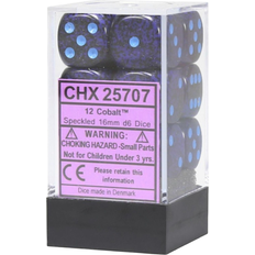 Chessex Speckled Cobalt 16mm D6 12 Dice Block