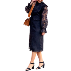 Hög krage Gravid- & Amningskläder Lykke by Lykke Andrea Dress - Black