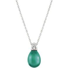 Nomination Green Necklaces Nomination Paraiba Tourmaline Green Necklace - Silver