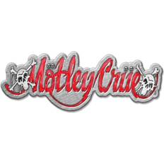 Brooches Mötley Crüe Motley Crue Dr Feelgood Logo Badge - Red/Silver