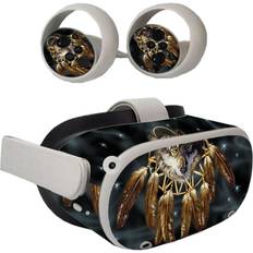 VR - Virtual Reality MightySkins Skin for Oculus Quest 2 Wolf Dreams