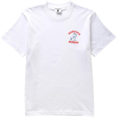 Work Tops Service Works Organic Chefswear Tee - White