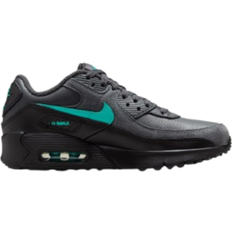 Nike Air Max 90 SE GS - Dark Smoke Grey/Black/White/Clear Jade II