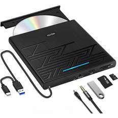 Optical Drives NOLYTH External CD DVD Drive USB C USB 3.0