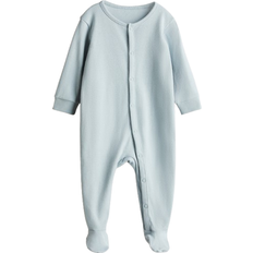 H&M Super Soft Cotton Sleepsuit - Turquoise