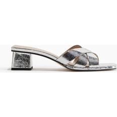 H&M Dame Sandaler Med Blokhæl - Sølv