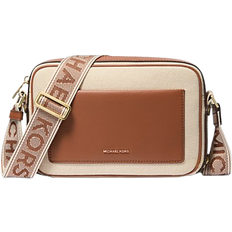 Michael Kors Maeve Large Canvas Crossbody Bag - Luggage