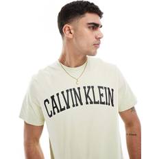 Calvin Klein Green T-shirts Calvin Klein Jeans Varsity Logo T-Shirt - Off White