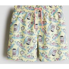Yellow Swim Shorts Children's Clothing H&M Boys Printed Swim Shorts - Yellow