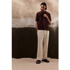 H&M Pikétröja Regular Fit - Vinröd