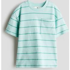 Turquoise T-shirts Children's Clothing H&M Chest Pocket T-shirt - Turquoise