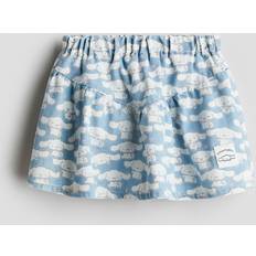 Babies Skirts H&M Baby Printed Denim Skirt - Blue