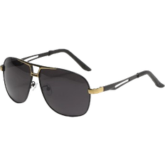 Shein Polarized Fashion Sunglasses For Men & Women, Retro Pilot Style Metal Frame, Classic Design For Outdoor Sports, Travel, Beach, Driving, Fishing, UV Protection